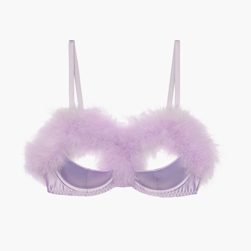 Marabou Bra With Open Cups EUR 53,05